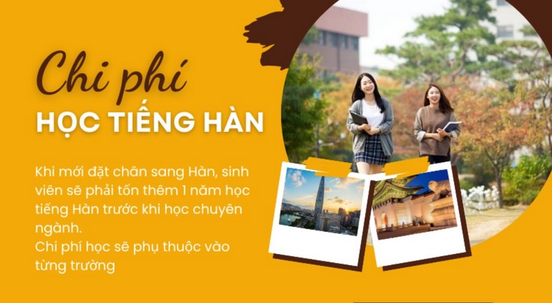 Học tiếng Hàn tại Việt Nam có thể mất từ 5.000.000 VNĐ – 11.000.000 VNĐ.