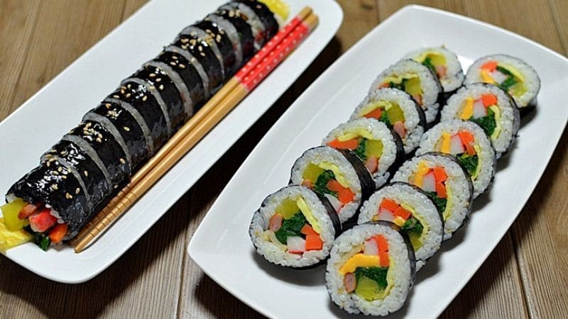 Kimbap luôn mang đến cảm giác ngon miệng cho người ăn